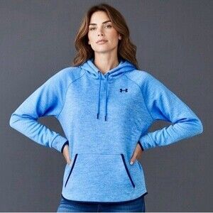 Under Armour Storm1 Hoodie Sweatshirt Women’s Size Medium Blue Pocket